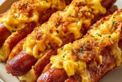 Thumbnail for Cheesy Crispy Hotdog Casserole