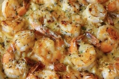 Thumbnail for Shrimp Scampi Pasta Bake