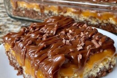Thumbnail for Chocolate Caramel Pretzel Bars