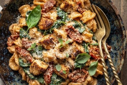 Thumbnail for Creamy Sun-Dried Tomato Chicken Pasta